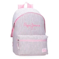 Plecaki szkolne i tornistry - Pepe Jeans Miri Plecak szkolny Różowy 31x44x17,5 cms Poliester 22,79L by Joumma Bags, Różowy, plecak szkolny - miniaturka - grafika 1