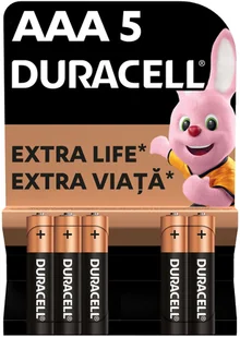 BATTERIES DURACELL AAA 5 PCE - Baterie i akcesoria - miniaturka - grafika 1