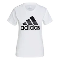 Koszulki i topy damskie - Adidas Damska koszulka W Bl T Czarny, biały XS GL0649 - miniaturka - grafika 1