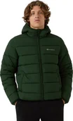 Kurtki męskie - Kurtka męska Champion Kurtka męska Hooded Jacket zielona 221548 GS586 XL - miniaturka - grafika 1