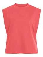 Koszulki i topy damskie - Vila Top "Onea" w kolorze koralowym - miniaturka - grafika 1