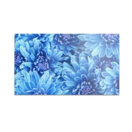 Deski do krojenia - Szklana deska do krojenia HOMEPRINT Niebieskie kwiaty 60x52 cm - miniaturka - grafika 1