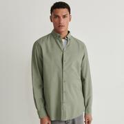 Koszule męskie - Reserved - Koszula comfort fit - Zielony - miniaturka - grafika 1