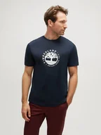 Koszulki męskie - T-shirt męski Timberland TB0A65XS XL Granatowy (196247707076). T-shirty męskie - miniaturka - grafika 1