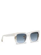 Okulary przeciwsłoneczne - Furla Okulary przeciwsłoneczne Sunglasses SFU624 WD00051-A.0116-GDJ00-4-401-20-CN-D Biały - miniaturka - grafika 1