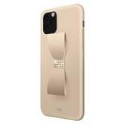 Etui i futerały do telefonów - Hama White Diamonds Bow Case Iphone 11 Pro Złoty Kryształki Swarovskiego 18 Karatowe - miniaturka - grafika 1