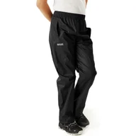 Kombinezony dla dzieci - Spodnie przeciwdeszczowe dziecięcy Regatta Pack It czarne-128 - miniaturka - grafika 1