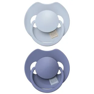 Smoczek silikonowy dynamiczny LOVI Prime 6-18m 2 szt. Baby Blue/Blue z etui - Smoczki uspokajające - miniaturka - grafika 1