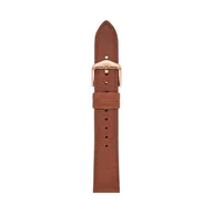 Paski - Fossil Pasek do zegarka damski 18 mm LiteHide skóra brązowa, S181501, brązowy, 18 mm, Casual - miniaturka - grafika 1