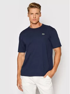 Koszulki i topy damskie - Lacoste T-Shirt TH7618 Granatowy Regular Fit - grafika 1