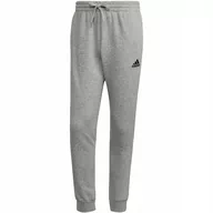 Dresy męskie - Spodnie męskie adidas Essentials Fleece Tapered szare HL2230 L - miniaturka - grafika 1