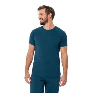 Koszulka męska Jack Wolfskin PRELIGHT PRO T M dark sea - S - Koszulki męskie - miniaturka - grafika 1