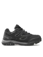 Buty trekkingowe dziecięce - Regatta Trekkingi Holcombe Lep Low Jnr RKF572 Czarny - miniaturka - grafika 1