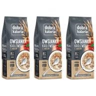 Płatki śniadaniowe i musli - Dobra Kaloria Owsianka królewska zestaw 3 x 320 g - miniaturka - grafika 1