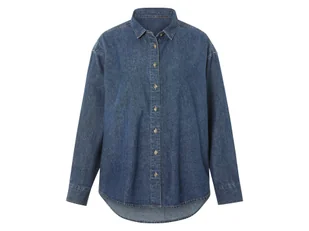 esmara® Koszula jeansowa damska z bawełny (Niebieski, 34) - Koszule damskie - miniaturka - grafika 1