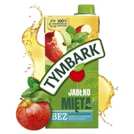 Soki i napoje niegazowane - Tymbark NAPÓJ JABŁKO-MIĘTA KARTON 1 L - miniaturka - grafika 1