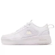 Trampki damskie - Buty Kappa Fogo 243324-1017 - białe - miniaturka - grafika 1