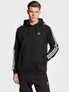 Bluzy męskie - adidas Bluza Adicolor Classics 3-Stripes Hoodie IA6346 Czarny Regular Fit - grafika 1