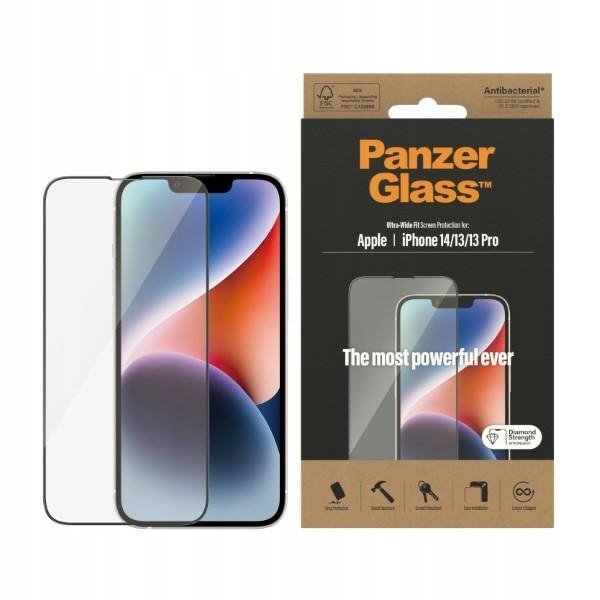 PanzerGlass Szkło ochronne Ultra-Wide iPhone 14/13Pro/13