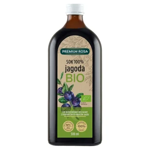 Premium Rosa Sok z jagód BIO 500ml - 5902036002650 - Soki i napoje niegazowane - miniaturka - grafika 1