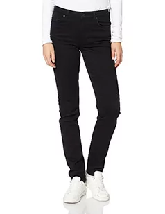GANT Damskie spodnie sportowe Farla Super Stretch Jeans spodnie rekreacyjne, czarne, 28 - Spodnie damskie - miniaturka - grafika 1