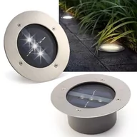 Lampy ogrodowe - Lampa Solarna P60049 Najazdowa Led Ogrodowa Gruntowa - miniaturka - grafika 1