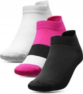 Skarpetki damskie - SKARPETY STOPKI 4F SS23 SOCF159 3-PAK 90S 39-42 - miniaturka - grafika 1