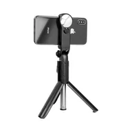 Selfie stick - Uchwyt Selfie Tripod z Lusterkiem + Pilot Bluetooth SSTR-11 czarny - miniaturka - grafika 1