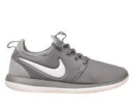 Buty dla dziewczynek - Buty dziecięce Nike 844653004 ROSHE TWO (GS) Szare - miniaturka - grafika 1