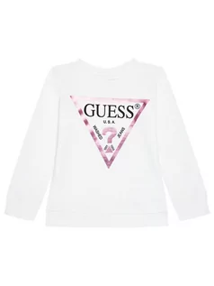 Bluzy dla chłopców - Guess Bluzka K84I18 K8HM0 Biały Regular Fit - grafika 1