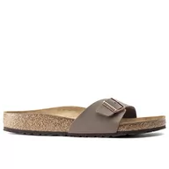 Klapki i japonki damskie - Klapki Birkenstock Madrid 40093 - brązowe - miniaturka - grafika 1