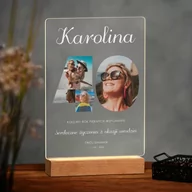 Ramki na zdjęcia - Lampka ramka XL z wydrukiem na szkle akrylowym i podświetleniem LED - miniaturka - grafika 1