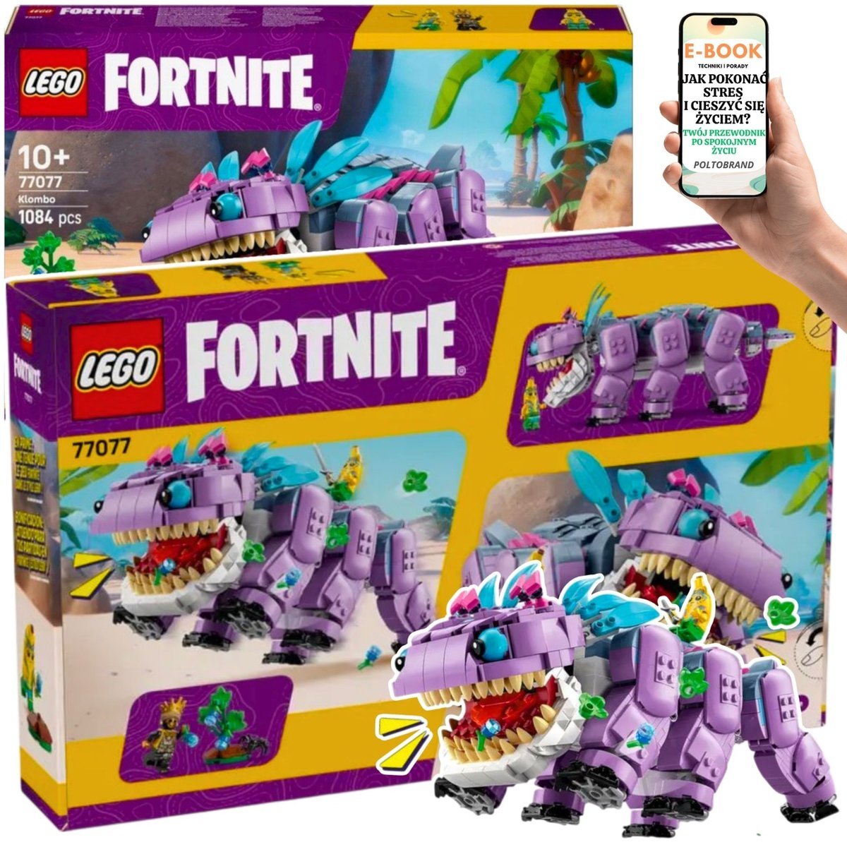 Zestaw LEGO Fortnite KLOMBO –77077- Lego Prezent dla Chłopca lub Dziewczynki + EBOOK-1