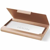 Torby fotograficzne i futerały - Pokrowiec na wizytówki LEXON Card Box LD14D9 Złoty - miniaturka - grafika 1