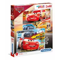 Puzzle - Clementoni Puzzle 2x60 Cars 3 - miniaturka - grafika 1