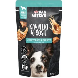 Karma dla psa PAN MIĘSKO Wieprzowina z dzikiem 150 g - Mokra karma dla psów - miniaturka - grafika 1