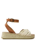 Espadryle damskie - Pepe Jeans Espadryle Kate One PLS90659 Biały - miniaturka - grafika 1