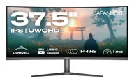 Monitory - JAPANNEXT JN-IB375C144UQR-H (38") 3840 x 1600 px UltraWide Quad HD+ LCD Czarny - miniaturka - grafika 1