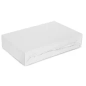 Prześcieradła - Prześcieradło EUROFIRANY Premium Jersey 4 240 x 220 cm Kremowy - miniaturka - grafika 1