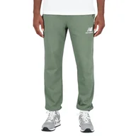 Spodnie sportowe męskie - Spodnie New Balance MP31539DON - zielone - miniaturka - grafika 1