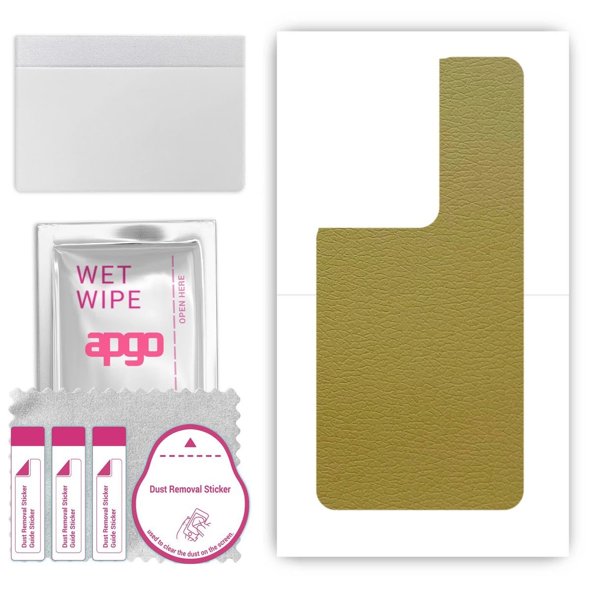 Folia naklejka skórka strukturalna na TYŁ do Oppo Reno8 Pro+ - Skóra Oliwkowa - apgo SKINS