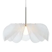 Lampy sufitowe - Wisząca lampa jadalniana STYRKA 108818 Markslojd nad stół biały srebrny - miniaturka - grafika 1