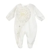 Pajacyki dla niemowląt - Pajac ubranko Elizabeth, złamana biel 56 - miniaturka - grafika 1