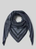 Apaszki i szaliki damskie - Chusta ze wzorem z monogramem - miniaturka - grafika 1