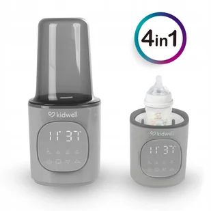 KIDWELL PODGRZEWACZ DO BUTELEK GALA GREY 5906601706462 - Podgrzewacze butelek i sterylizatory - miniaturka - grafika 1