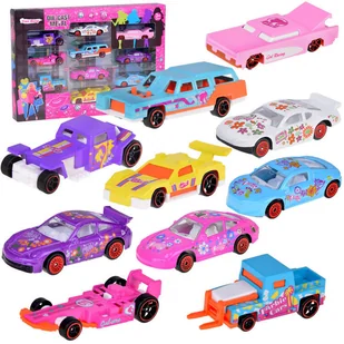 Zestaw Autka 10szt diecast Resoraki Samochodziki Samochody Sportowe ZA5320 - Samochody i pojazdy dla dzieci - miniaturka - grafika 1