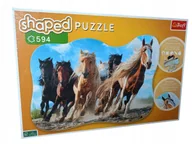 Puzzle - Puzzle shaped konturowo-kształtowe Konie 594 elementy - miniaturka - grafika 1