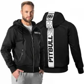 Odzież taktyczna i umundurowanie - Kurtka z kapturem Pit Bull Athletic Hilltop '23 - Czarna - miniaturka - grafika 1
