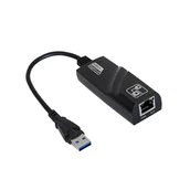 Adaptery i przejściówki - Akyga adapter z kablem AK-AD-31 karta sieciowa USB A (m) / RJ45 (f) 10/100/1000 ver. 3.0 15cm - miniaturka - grafika 1