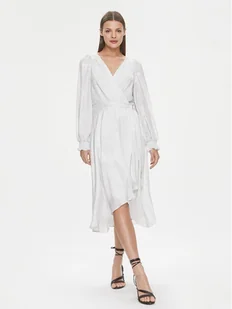 DKNY Sukienka letnia DD3JA479 Biały Regular Fit - Sukienki - miniaturka - grafika 1